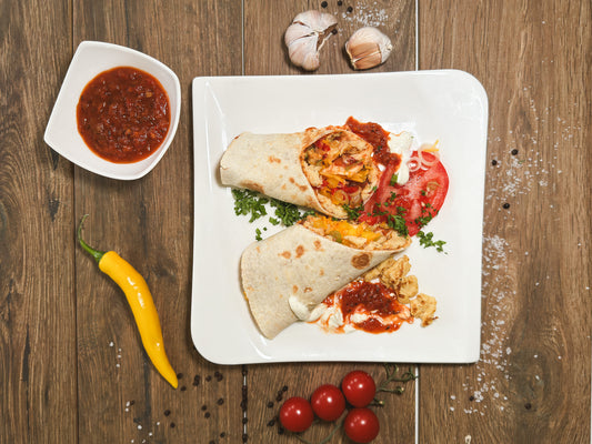 Red Pepper Chutney Rührei-Tortilla