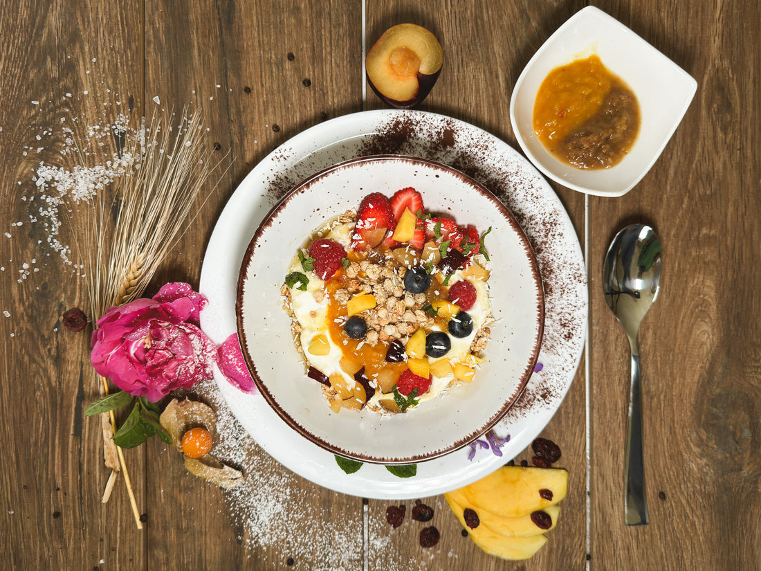 Exotisches Joghurt-Duo mit Feige Rum Chutney und Mango Kokos Chutney
