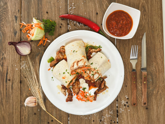 Habanero Chutney Gegrillte Hähnchen-Wraps